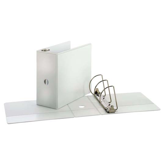 Carpeta Panorámica Cardinal Carta Blanca De 5" Herraje "D"