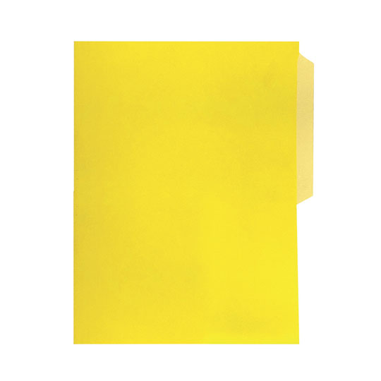Folder Manila Pendlaflex Oficio Color Amarillo Ceja 1/2 Caja Con 50 Pzas