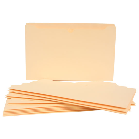 Folder Manila Tipo Bolsa Globe-Weis Oficio Color Crema Caja Con 10 Pzas 
