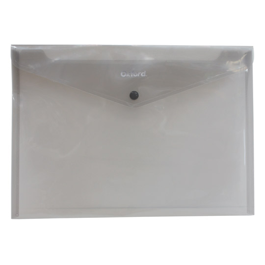 Sobre Porta Documentos Horizontal Oxford Carta Color Humo