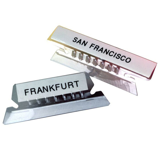 Jinetes Para Folder Colgante Pendaflex Color Transparente Bolsa Con 25 Pzas 