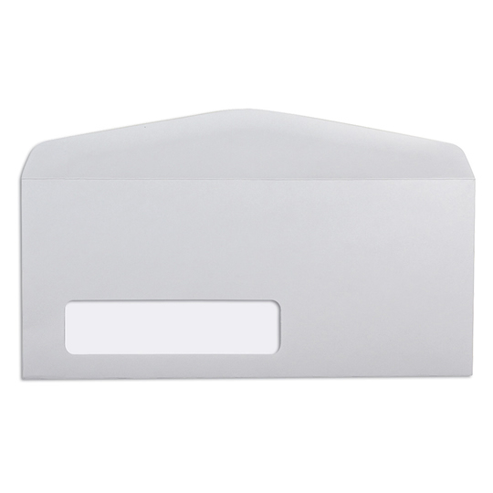 Sobre Con Ventana Engomado Ampad Color Blanco No. 10 Caja Con 500 Pzas