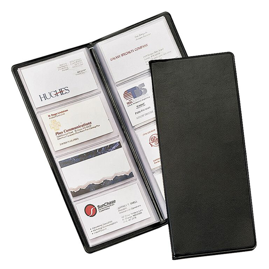 Porta Tarjetas Cardinal Negro Para 96 Tarjetas