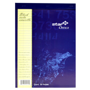 Block TamaÃ±o Carta Amarillo Estrella Ray