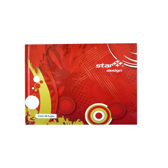 Libreta 1/4 Forma Italiana Estrella Raya 96 Hojas