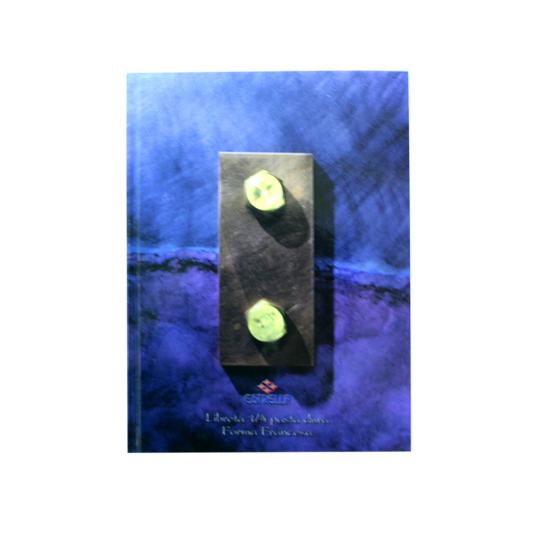 Libreta 1/4 Pasta Dura Forma Francesa Estrella Cuadro Grande 7 Mm 192 Hojas 