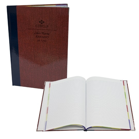 Libro Florete Forma Francesa Raya 96 Hojas