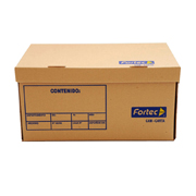 Caja De Archivo De Cartón Fortec Carta Con Tapa Incluida