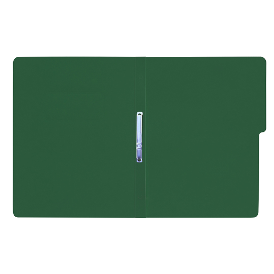 Carpeta pressboard con broche Fortec tamaño carta, color verde obscuro, paquete c/10 pzs