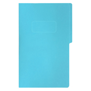 Carpeta pressboard con broche Fortec oficio color azul claro, paquete c/10 pzas 