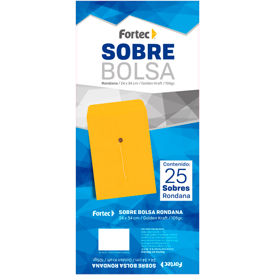 Sobre Kraft Con Rondana Fortec Oficio Ca