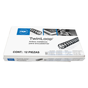 Arillo Metal Twin Loop 1-1/4"  Negro Gbc