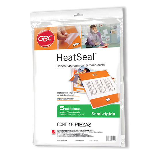 Mica Térmica Gbc Tamaño Carta  Forma Sem