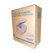 Caja De Archivo Geo Kraft Oficio Empaque con 10 piezas