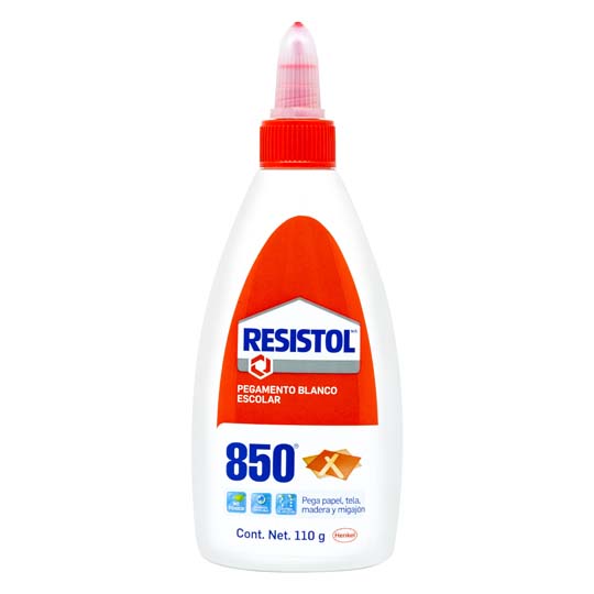 Pegamento Blanco Escolar Resistol 850 De 110Gr