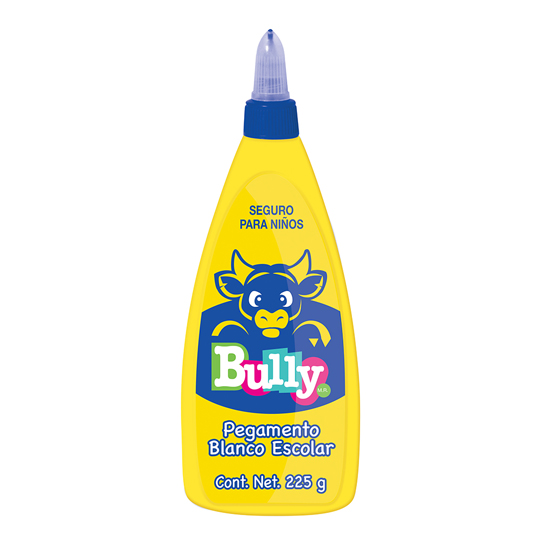 Pegamento Escolar Blanco Bully De 225 Gr