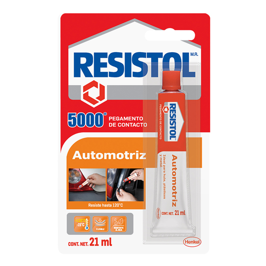 Pegamento De Contacto Resistol 5000 Automotriz Tubo De 21 Ml 