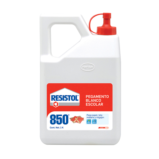 Pegamento Blanco Escolar Resistol 850 De 1Kg