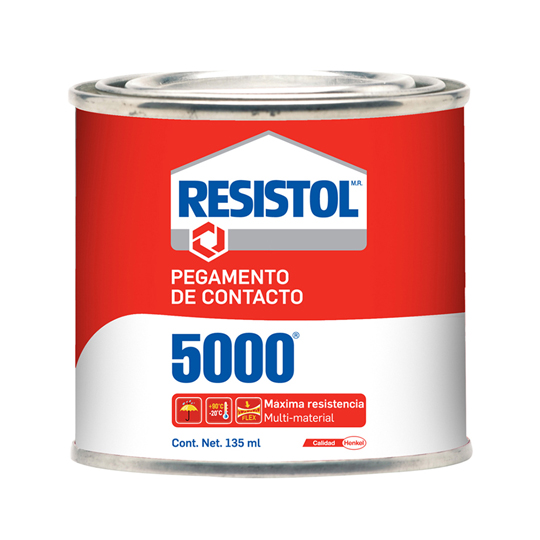 Pegamento De Contacto Resistol 5000 Amarillo Lata De 135 Ml