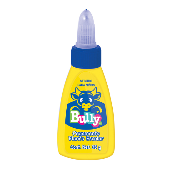 Pegamento Escolar Blanco Bully De 35 Grs