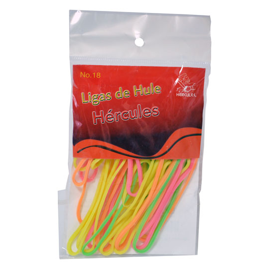 Ligas Hercules De Hule No. 18 Colores