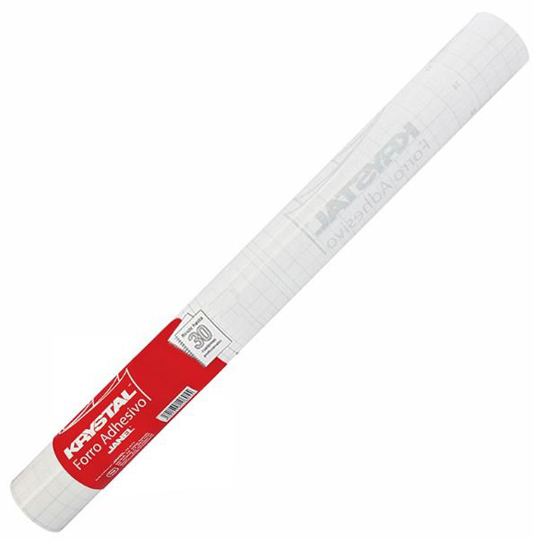 Forro Adhesivo Transparente Janel 45Cmx10M