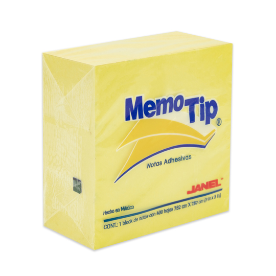 Notas Adhesivas Memo Tip Amarillo 3X3 Pu
