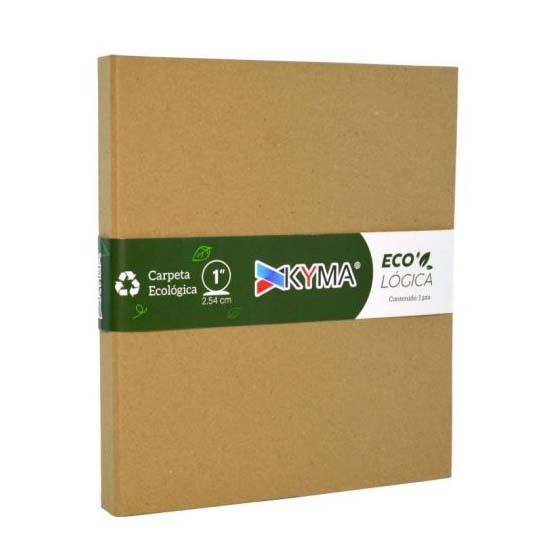 Carpeta kyma rigida carta de 1 pulgada herraje en "O", tamaño carta
