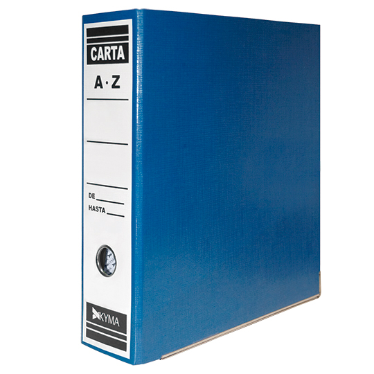 Registrador Arcoiris Kyma TamaÃ±o Carta Azul