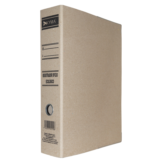 Registrador Kraft Kyma Tamaño Oficio,Color Kraft