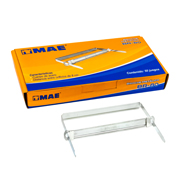 Caja De Broches Metalicos Mae 8 Cm Con 50 juegos