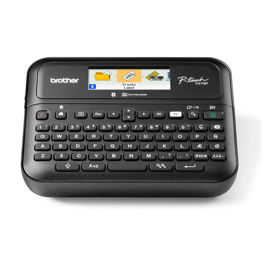 Rotuladora Brother Electronica Con Pantalla A Color, Teclado Ptd610