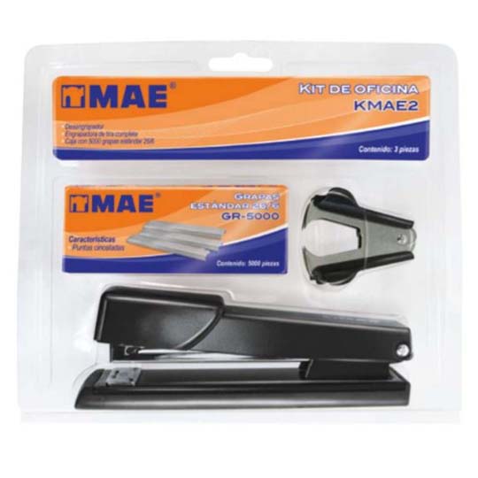 Kit De Engrapadora Metalica Mae De Tira
