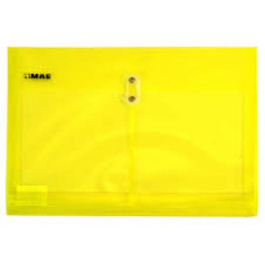 Sobre Horizontal De Polipropilen Mae Color Amarillo, Oficio