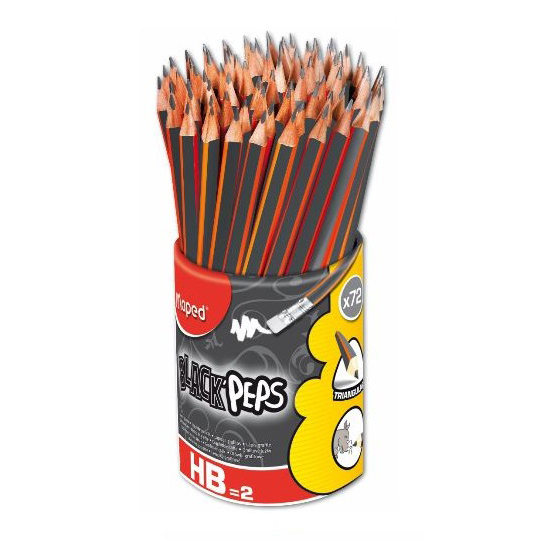 Lápiz De Grafito Black Peps Maped Con 72