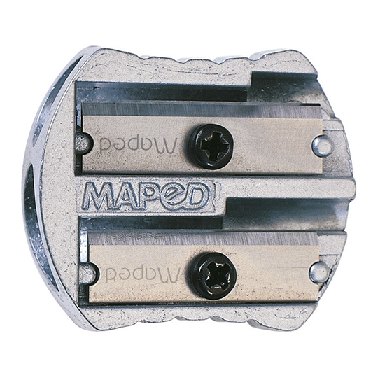 Sacapuntas Metal Maped 2 Orificios  Metálico