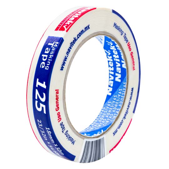 Masking Tape Uso 125 Navitek Color Navitek Color Natural 18 Mm X 50 M 