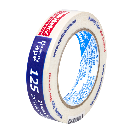 Masking Tape Uso 125 Navitek Color Natural 24 mm x 50 m 