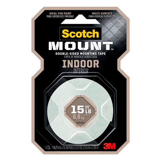 Cinta Montaje Mod 214H 3M Interior 25.4mmx1.39m