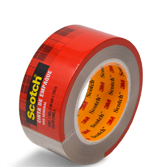 Cinta Empaque Mod. 301T Canela Scotch 3M 48Mmx100M
