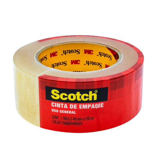 Cinta Empaque Scotch Transparente Mod. 301T 3M 48Mmx150M