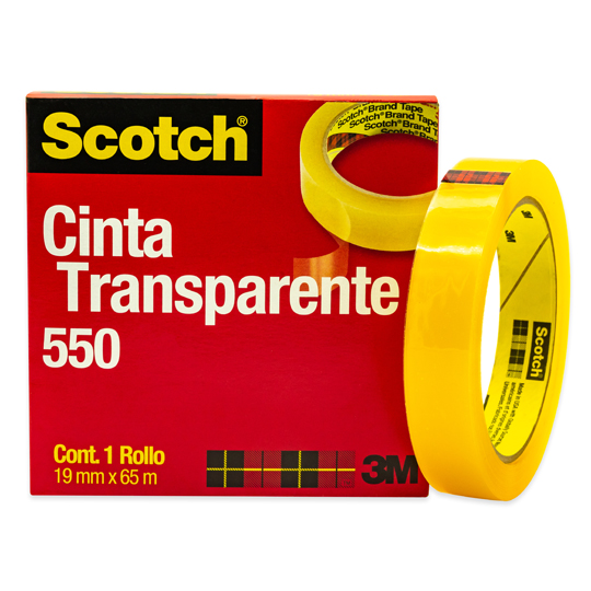 Cinta Transparente Scotch Mod 550 3M 19X65