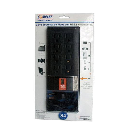 Supresor De Picos Complet 504 Joules,  Brc-1-005