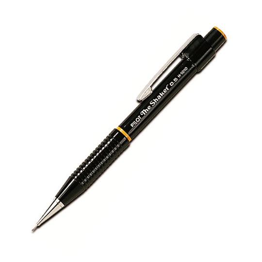 Lápicero Mecánico The Shaker Pilot Punta 0.5mm color negro