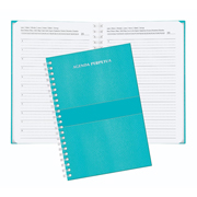 Agenda Perpetua Pinos Altos Color Azul P