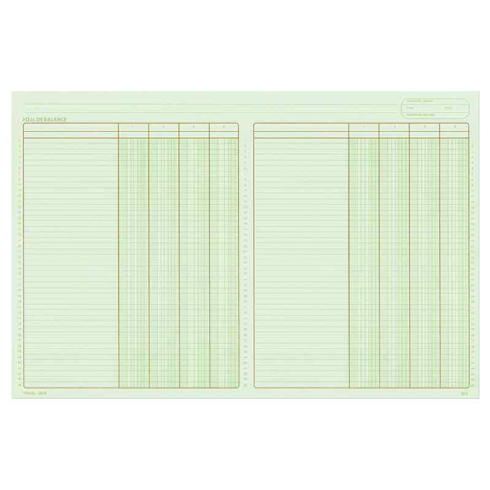 Hoja De Balance Pinos Altos Blíster Con 3 Blocks