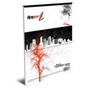 Block Rayter, Tamaño Carta, Cuadro, 5Mm