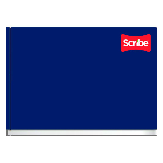 Cuaderno Scribe Forma Italiana Clásico Raya, con 96 hojas, cosido