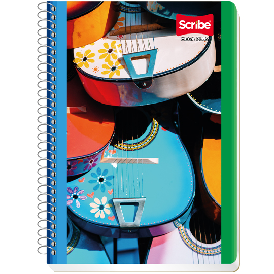 Cuaderno Scribe Forma Francesa Mega Plus Cuadro Chico 5Mm, 100 Hojas