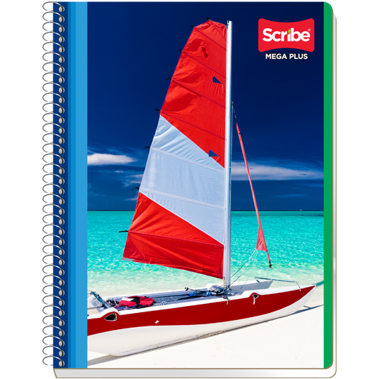 Cuaderno Scribe Profesional Mega Plus Cuadro Chico (5 Mm), Con 100 Hojas 